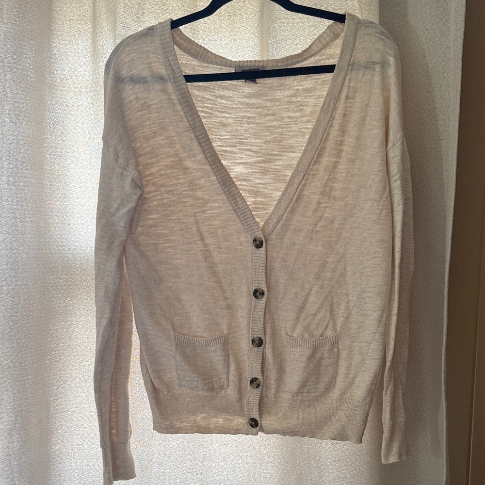 Arizona Jean Company Light Beige Cardigan